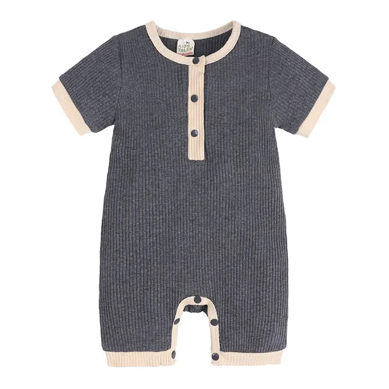 Rompers - Summer - Girl & Boy - 3m to 24m 👕 Cotton Linen Summer Baby Romper