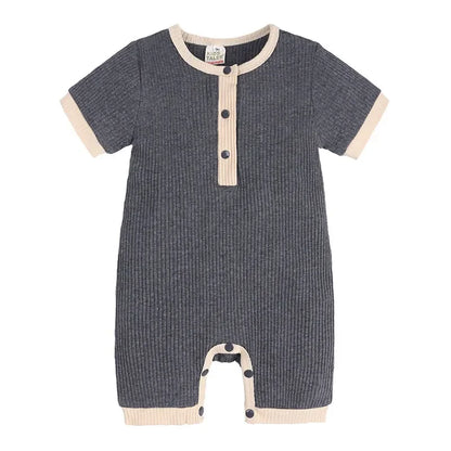 Rompers - Summer - Girl & Boy - 3m to 24m 👕 Cotton Linen Summer Baby Romper