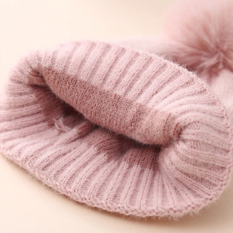 Pom-Pom Baby Beanie