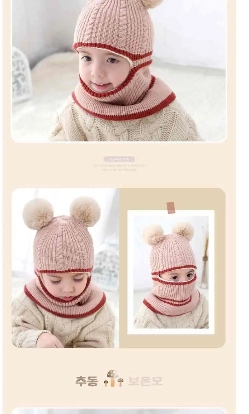 Baby Pom-Pom Winter Hat