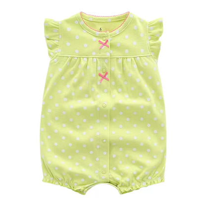 Summer Baby Cartoon Cotton Jumpsuits