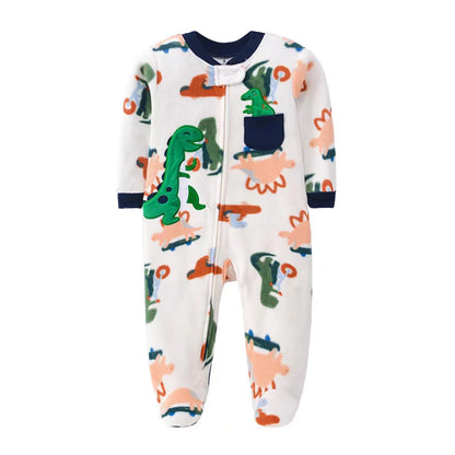 Baby Fleece Animal Jumpsuit