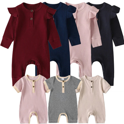 Baby Long-Sleeve Jumpsuit Set