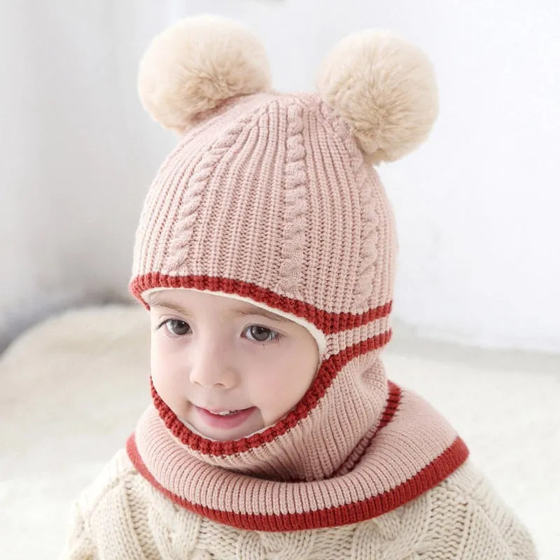 Kids Winter Hat & Scarf Set