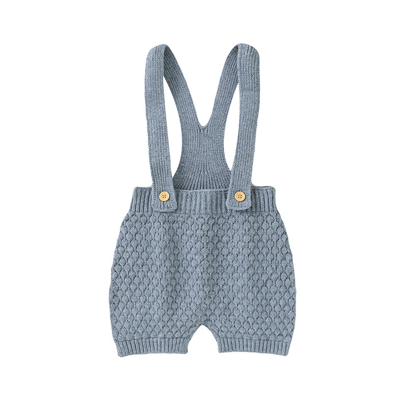 Newborn Baby Sleeveless Knitted Jumpsuits