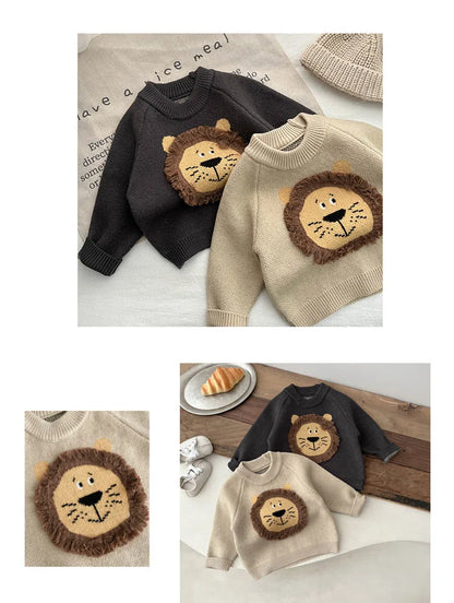 Spring Baby Boy Lion Tops