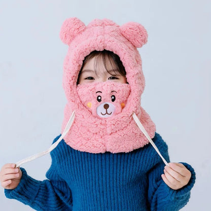 Bear Plush Baby Hat Protection