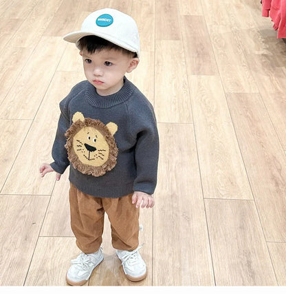 Spring Baby Boy Lion Tops