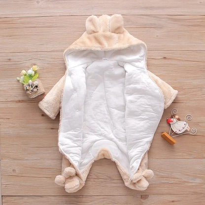 Baby Plush Warm Outfit -Winter 0-2Y