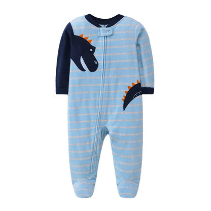 Baby Fleece Animal Jumpsuit