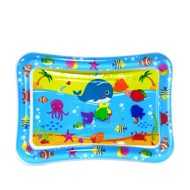 Toys - Tummy Time Water Cushion - 6m to 12m -  Infant Inflatable Tummy Time Mat Premium Baby Play Mat Inflatable