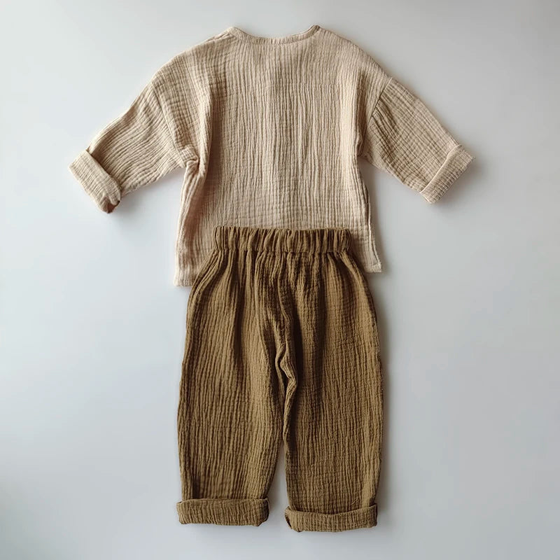 Baby Boy Bear Print Outfit