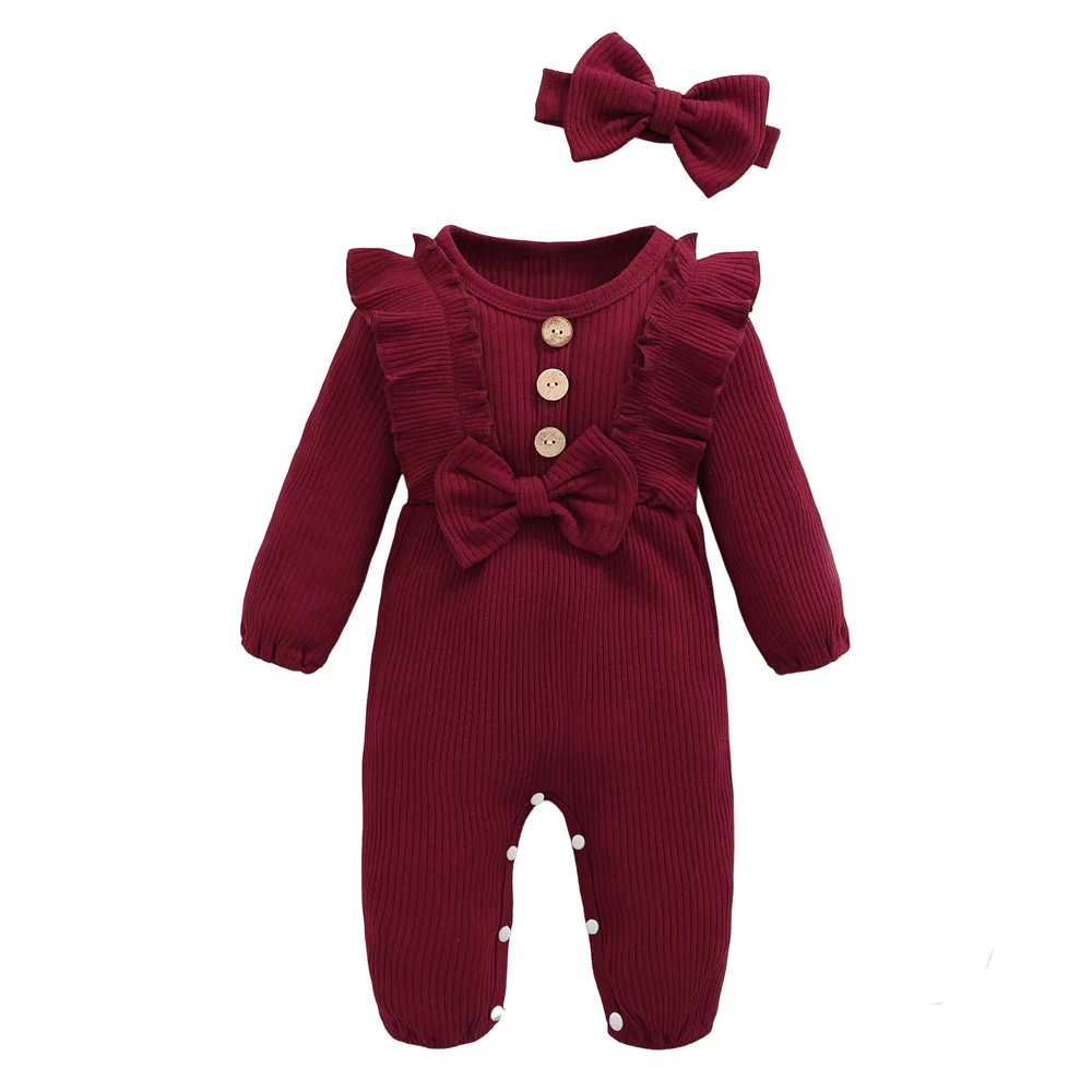 Baby Girl Ruffle Jumpsuit Set