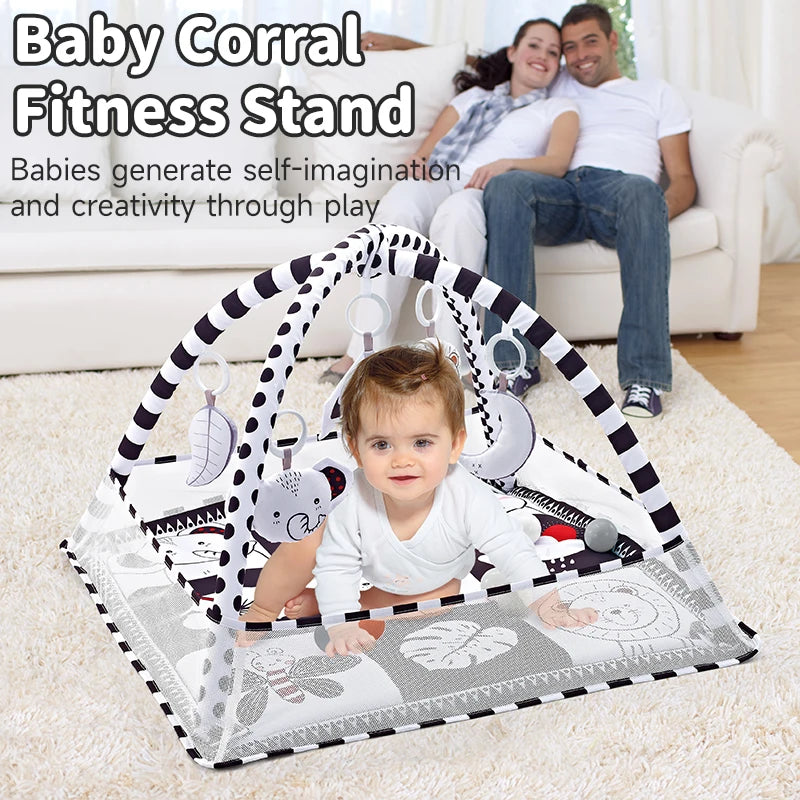 🧸 Toys – Activity Play Mat – 1M–18M – Newborn Fitness Frame Cartoon Play Mat