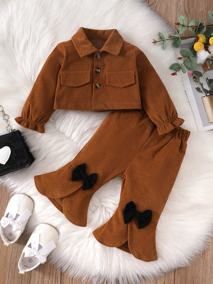 Baby Girls' Autumn Winter Cardigan Outfit