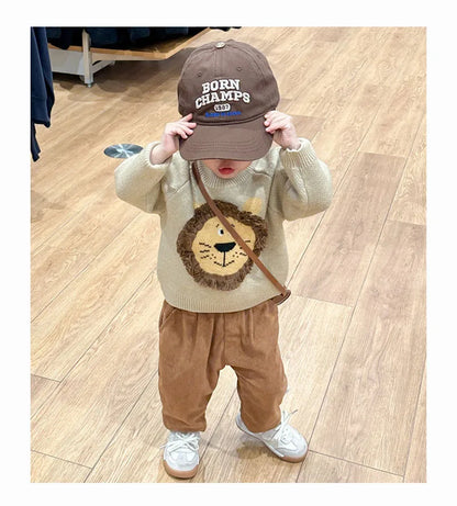 Spring Baby Boy Lion Tops