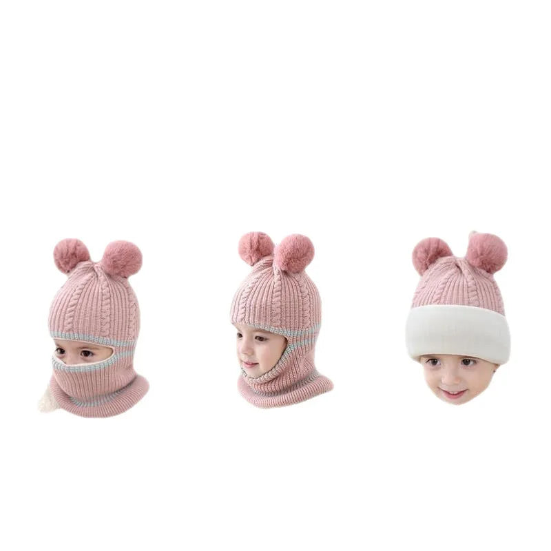 Kids Winter Hat & Scarf Set