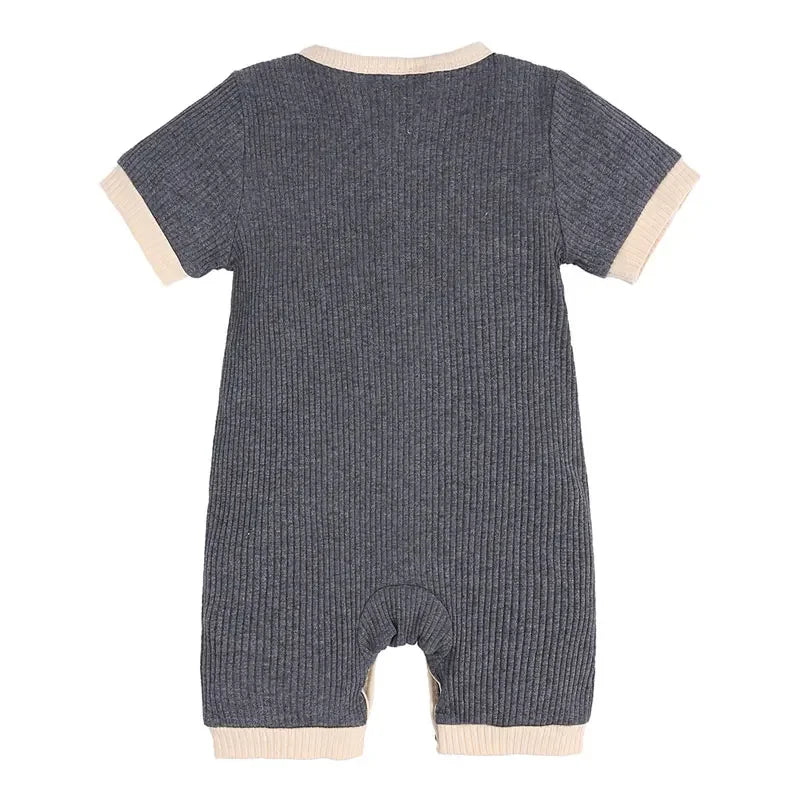 Rompers - Summer - Girl & Boy - 3m to 24m 👕 Cotton Linen Summer Baby Romper