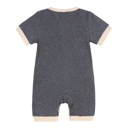 Rompers - Summer - Girl & Boy - 3m to 24m 👕 Cotton Linen Summer Baby Romper