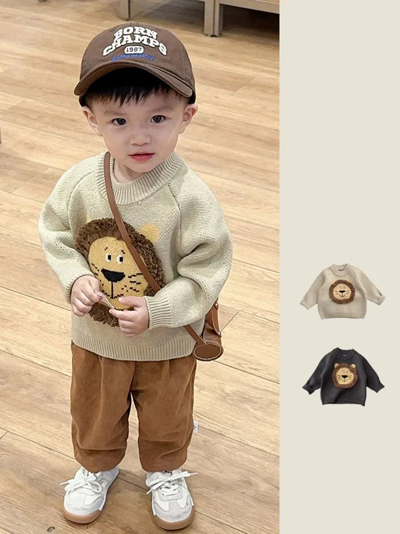 Spring Baby Boy Lion Tops