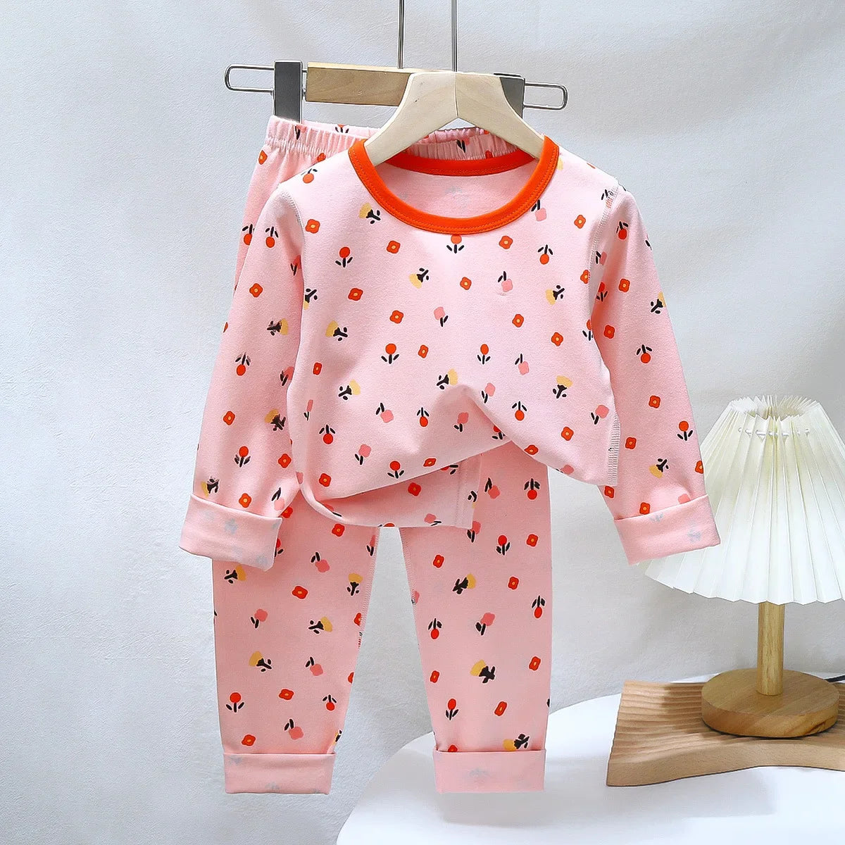 Spring Autumn Cartoon Kids Pajama Set