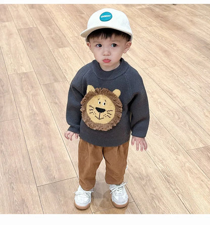 Spring Baby Boy Lion Tops