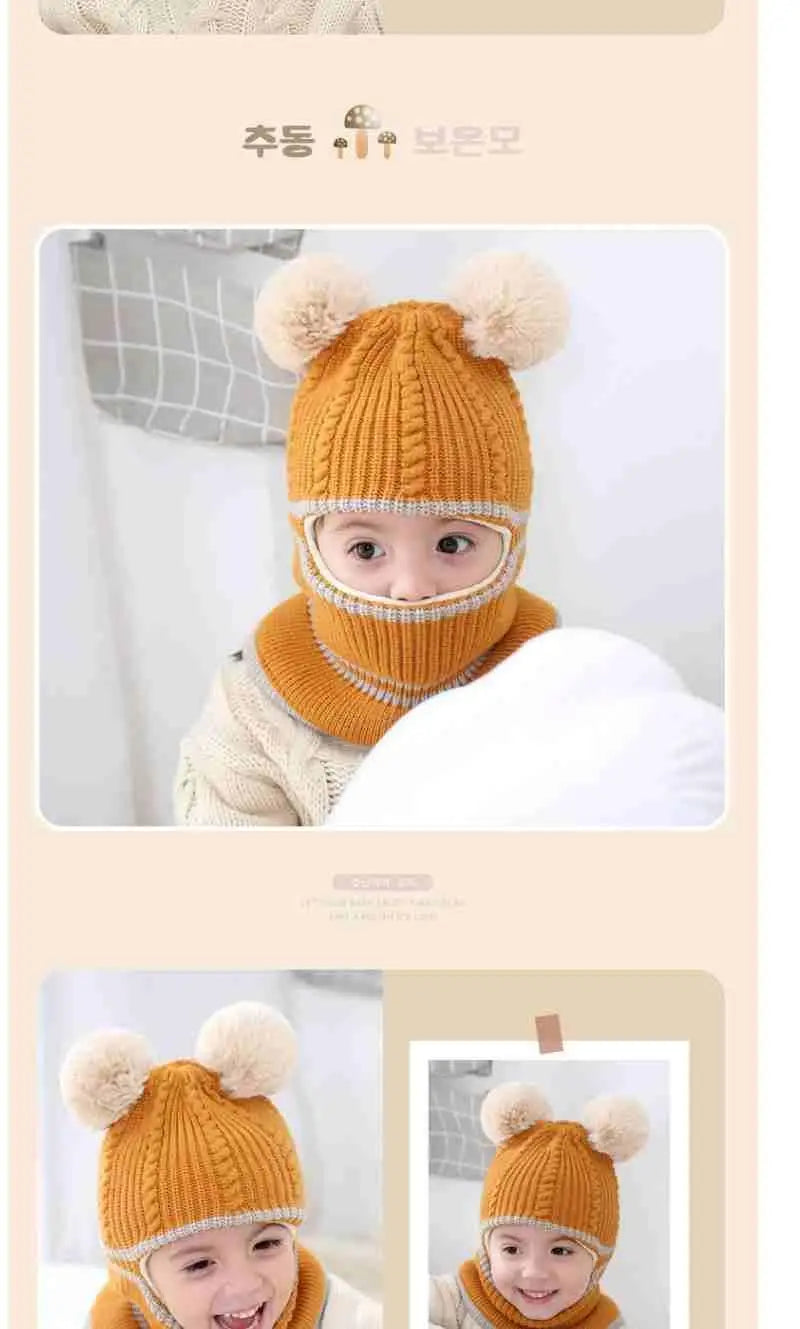 Baby Pom-Pom Winter Hat