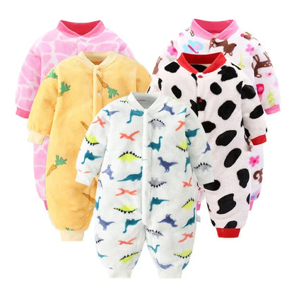 Winter Baby Unisex  Fleece Jumpsuit