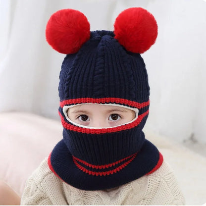 Kids Winter Hat & Scarf Set