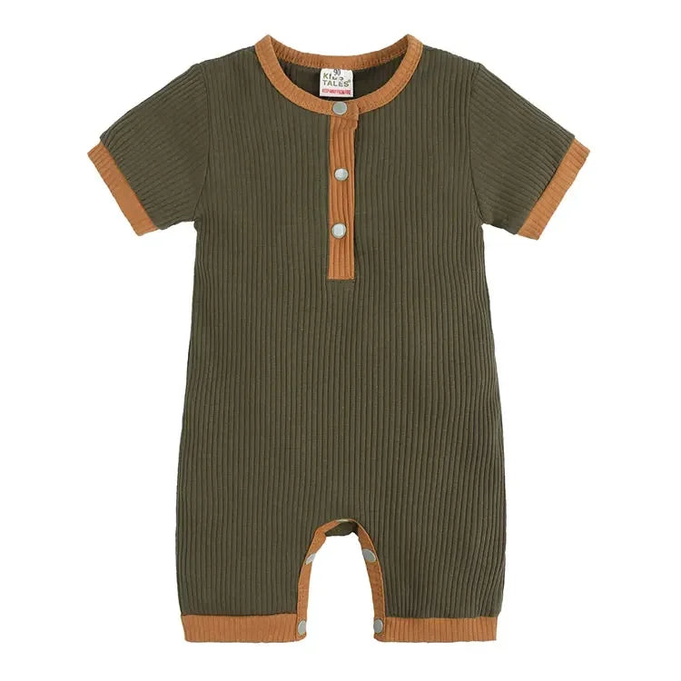 Rompers - Summer - Girl & Boy - 3m to 24m 👕 Cotton Linen Summer Baby Romper