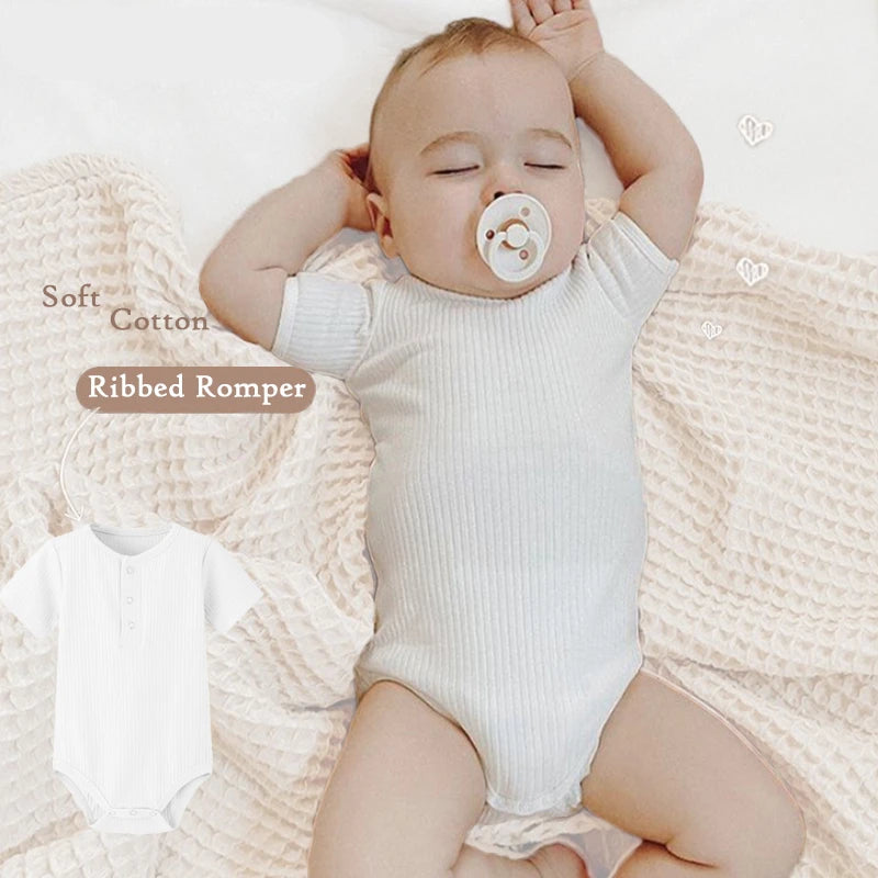 Baby Boy Knit Romper Jumpsuit