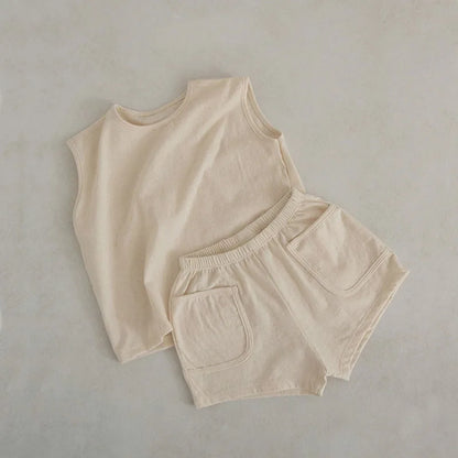 Baby Boy Summer Shorts Set