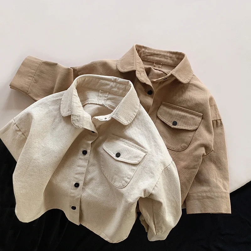 Autumn Boys Cotton Shirt