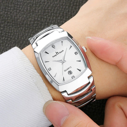 Couple Stainless Steel Watches