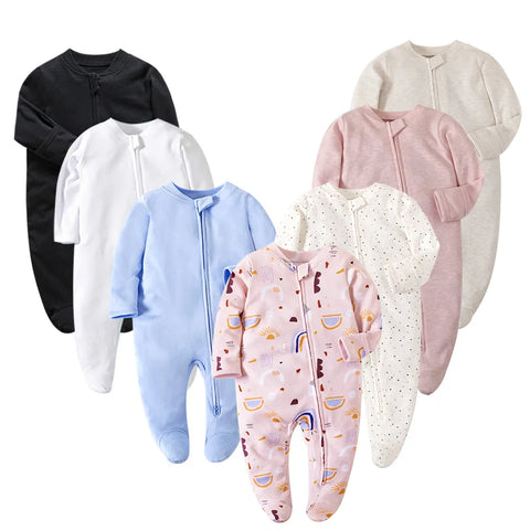 Four Seasons Newborn Baby Rompers Jumpsuit suit Baby Clothes for Girls Long Sleeve  Jumpsuit overalls Baby Clothing  Baby Romper