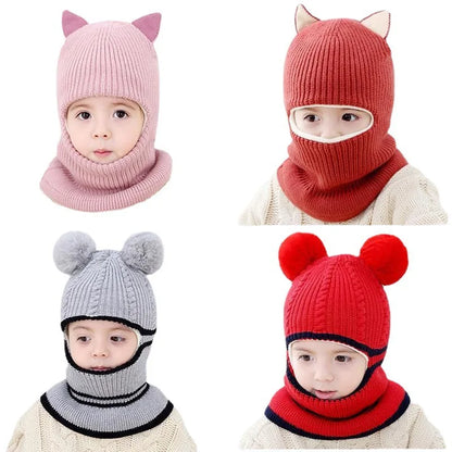 Baby Pom-Pom Winter Hat