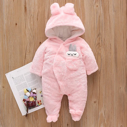 Baby Plush Warm Outfit -Winter 0-2Y