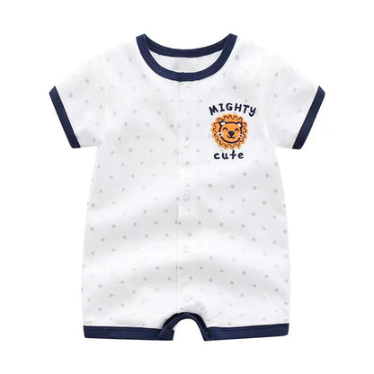 Summer Baby Cartoon Cotton Jumpsuits