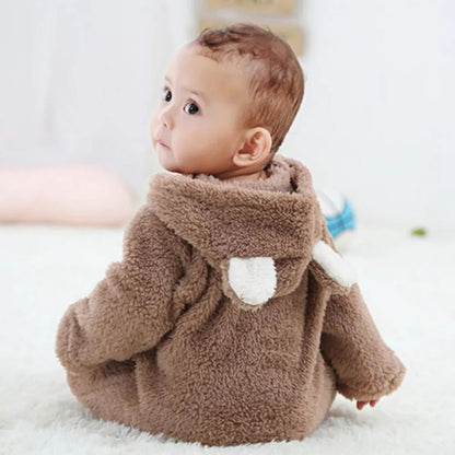 Newborn Winter Fleece Baby Jumpsuits