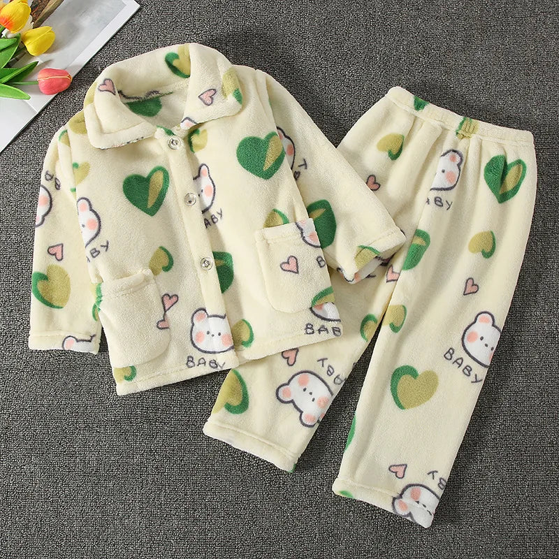 Baby Boy Warm Flannel Cardigan