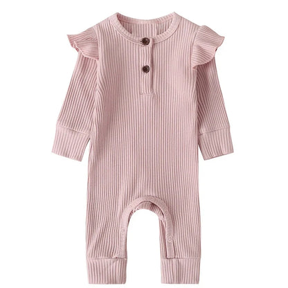 Baby Long-Sleeve Jumpsuit Set