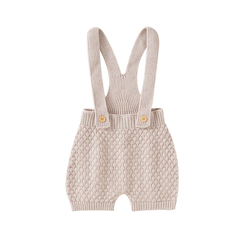 Newborn Baby Sleeveless Knitted Jumpsuits