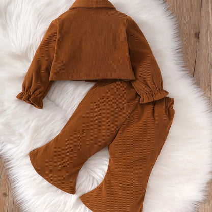 Baby Girls' Autumn Winter Cardigan Outfit