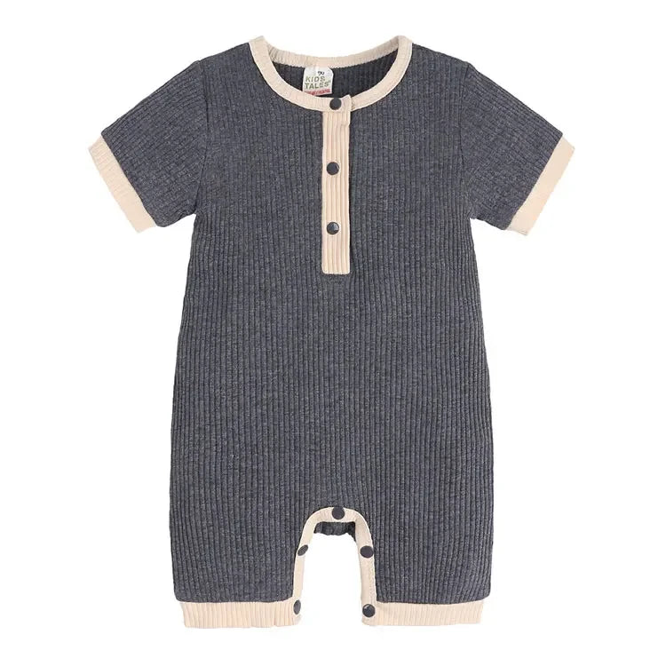 Rompers - Summer - Girl & Boy - 3m to 24m 👕 Cotton Linen Summer Baby Romper