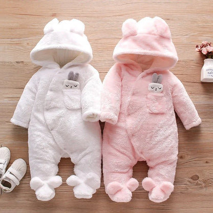 Baby Plush Warm Outfit -Winter 0-2Y