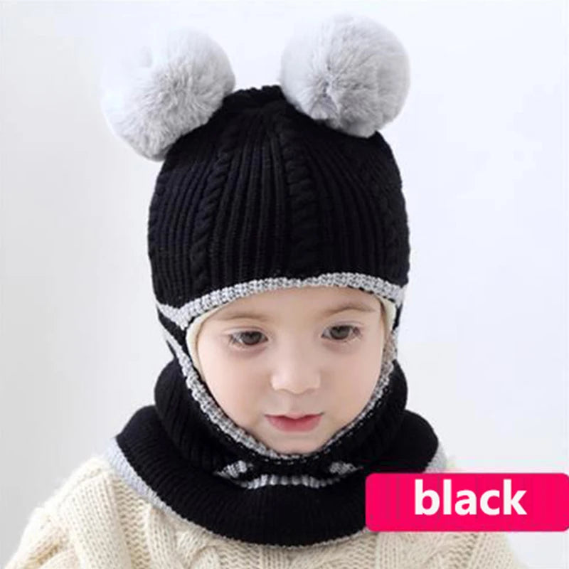 Baby Pom-Pom Winter Hat