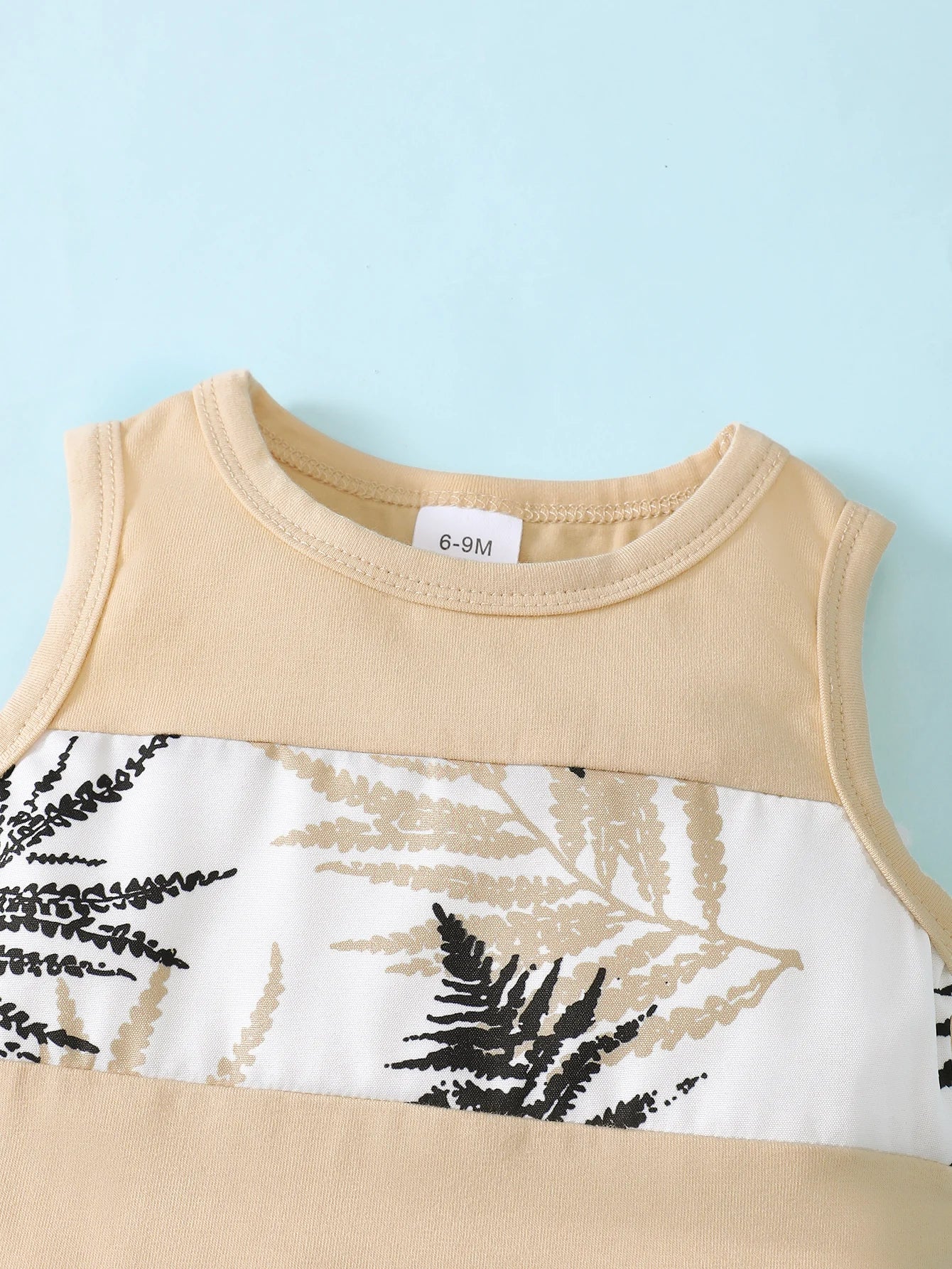 Matching - Sets - Summer - Boy - 3m to 18m 👦 Minimalist Coconut Tree Vacation Set