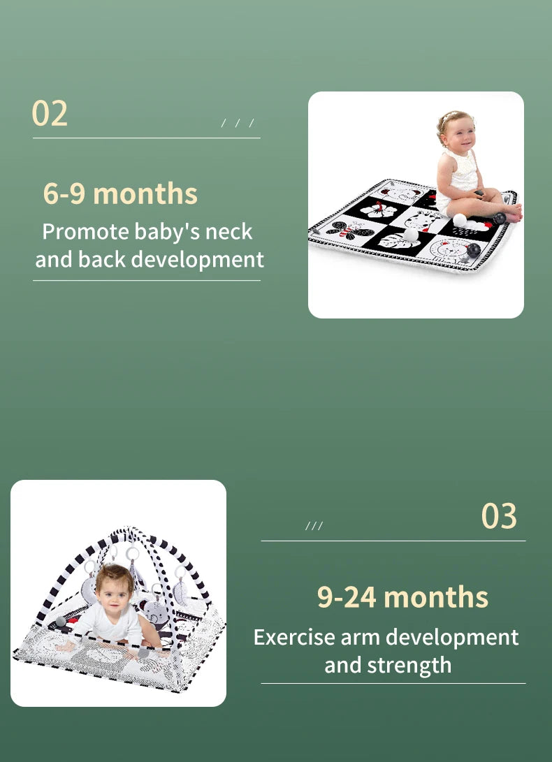 🧸 Toys – Activity Play Mat – 1M–18M – Newborn Fitness Frame Cartoon Play Mat
