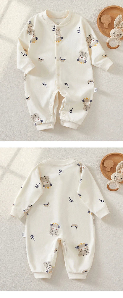 Cotton Baby Jumpsuit Loungewear Set