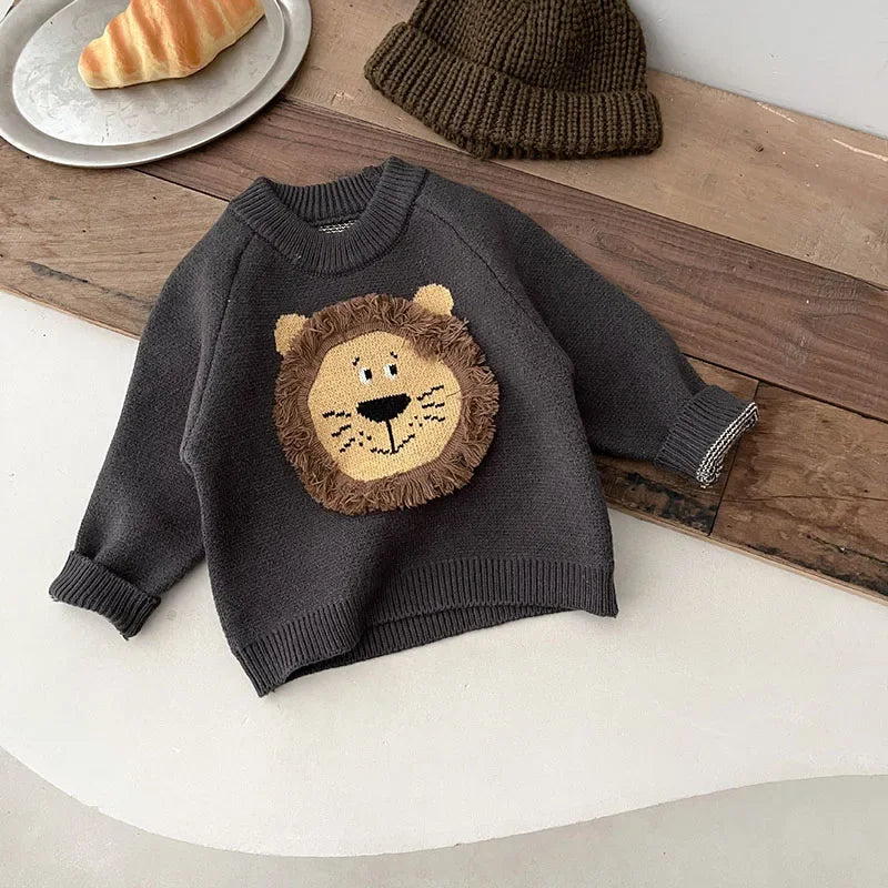 Spring Baby Boy Lion Tops